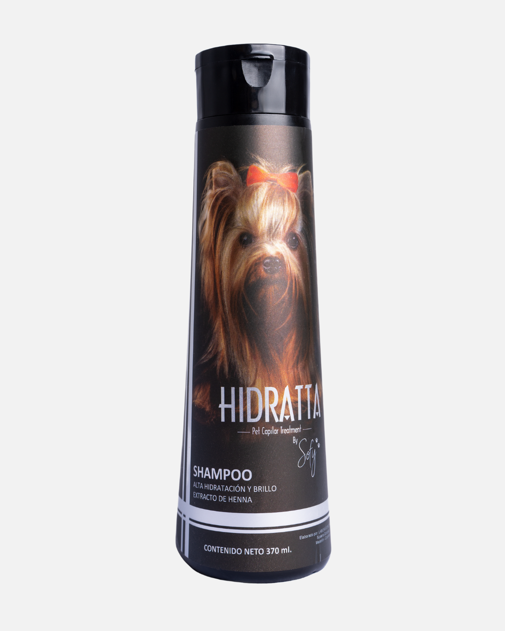 Hidratta Premium Dog & Cat Hydrating Shampoo + Mask Kit – Henna & Natural Oils for Shiny, Tangle-Free Coat – 12.5 oz / 370 ml Set